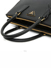 Galleria Saffiano Double Zipper Tote Bag Large Black 1BA274 - PRADA - BALAAN 8