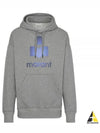 Miley Logo Print Hoodie Grey - ISABEL MARANT - BALAAN 2