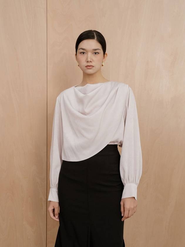 double draped neck blouse - YOUNESS - BALAAN 2