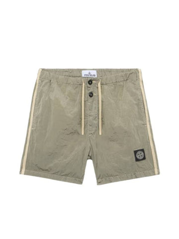 Nylon Metal Econyl Regenerated Swim Shorts Slim Fit - STONE ISLAND - BALAAN 1