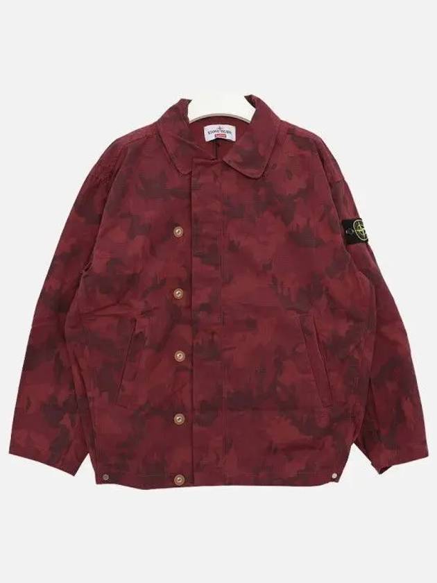 Supreme Collaboration Reactive Ice Camo Ripstop Jacket Red - STONE ISLAND - BALAAN 2