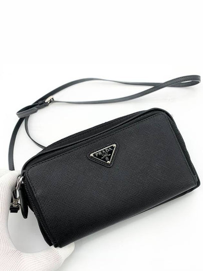 Re Nylon Saffiano Mini Cross Bag 1BP035 - PRADA - BALAAN 2