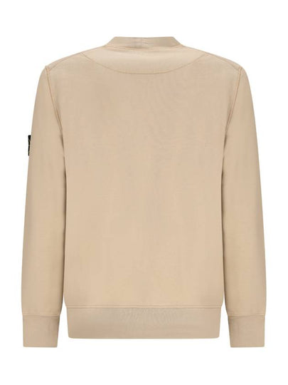 CREW NECK SWEATSHIRT WITH RIBBED DETAILS - STONE ISLAND - BALAAN 2