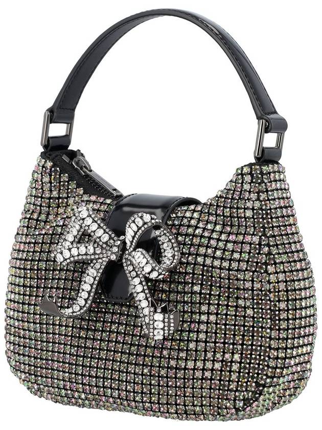 Self-Portrait Multi Rhinestone Crescent Micro Bag - SELF PORTRAIT - BALAAN 3