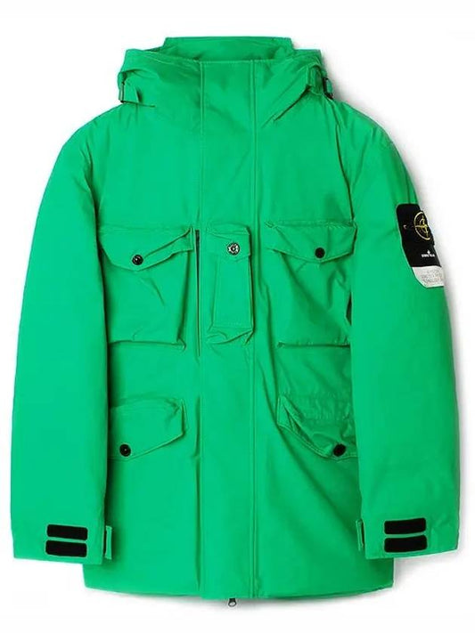 Ripstop Gore-Tex Hooded Padded Bright Green - STONE ISLAND - BALAAN 2