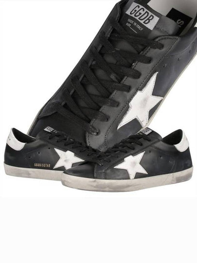 Superstar White Tab Sneakers Black - GOLDEN GOOSE - BALAAN 2