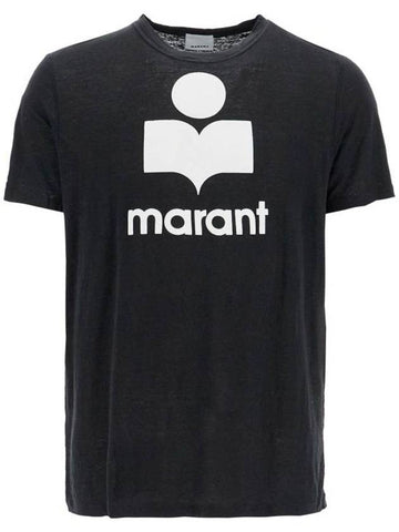 Karman logo short sleeve t shirt black - ISABEL MARANT - BALAAN 1