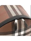 JETT check leather backpack dark brown - BURBERRY - BALAAN 5