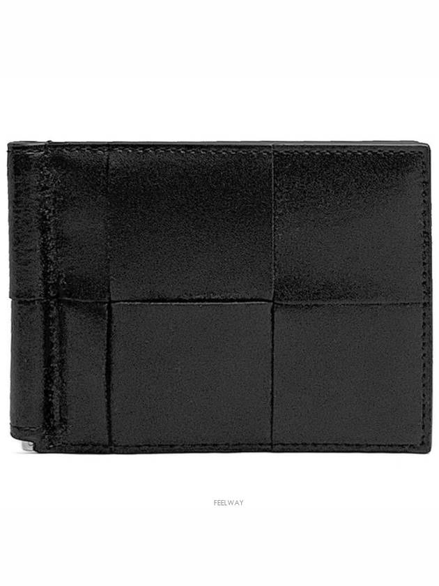 Cassette Money Clip Card Wallet Black - BOTTEGA VENETA - BALAAN 2