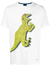 Dino Printing Short Sleeve T-Shirt White - PAUL SMITH - BALAAN 3