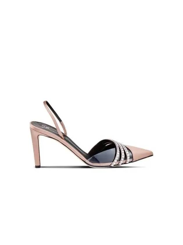 WOMEN BRAQUEL Satin High Heels Rose Gold - GIUSEPPE ZANOTTI - BALAAN 1