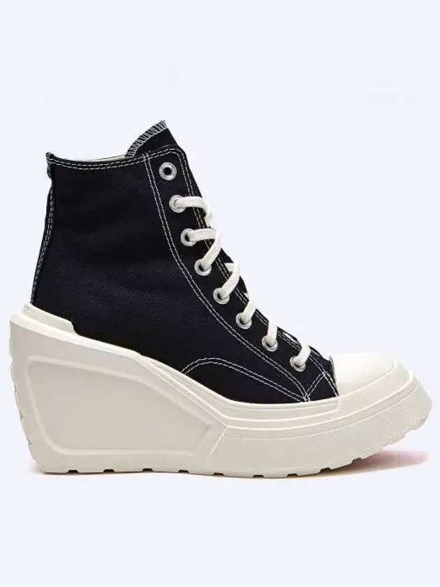 Chuck 70 De Luxe Wedge High Top Sneaker Black - CONVERSE - BALAAN 2