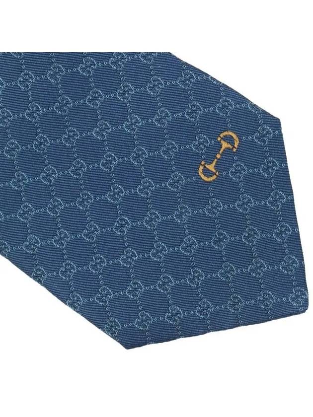 GG Silk Jacquard Tie Light Blue - GUCCI - BALAAN 4