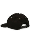 Heart Logo Embroidery Ball Cap Black - AMI - BALAAN 7