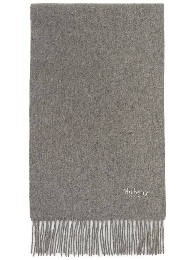 Logo VS4460 885 C914 Cashmere Muffler Scarf Shawl - MULBERRY - BALAAN 2