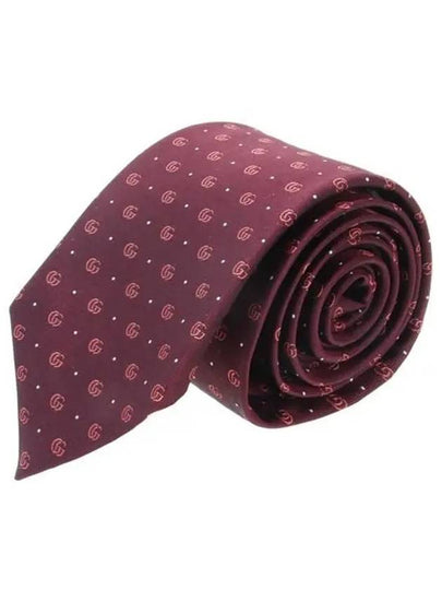 GG Polka Dot Silk Jacquard Tie Red - GUCCI - BALAAN 2