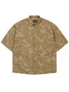 paisley short sleeve shirt beige - AJOBYAJO - BALAAN 2