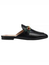 Princetown Horsebit Leather Mule Black - GUCCI - BALAAN 2