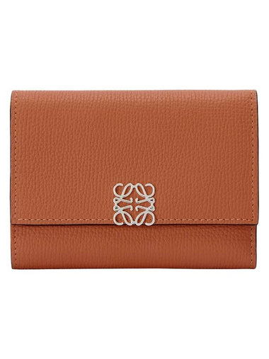 Tan Small Anagram Vertical Wallet - LOEWE - BALAAN 1