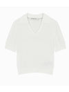 Jeans Sensual Lip Baby Fit Polo Shirt White - CALVIN KLEIN - BALAAN 1