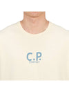 Natural Jersey Short Sleeve T-Shirt Beige - CP COMPANY - BALAAN 6