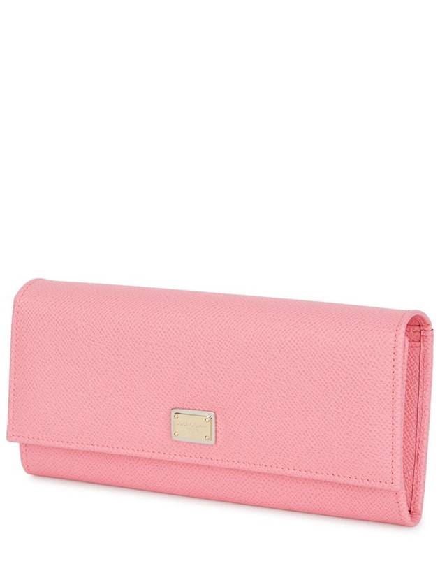 logo long wallet pink - DOLCE&GABBANA - BALAAN 3