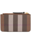 Check Motif Card Wallet Brown - BURBERRY - BALAAN 3