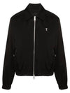 De Coeur Logo Zip-up Jacket Night Black - AMI - BALAAN 4