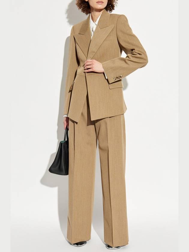 Burberry Wool Blazer, Women's, Brown - BURBERRY - BALAAN 2