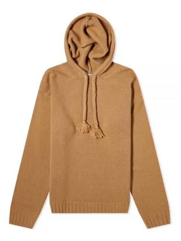 Women s Rienza Hooded Knit Brown - MAX MARA - BALAAN 1