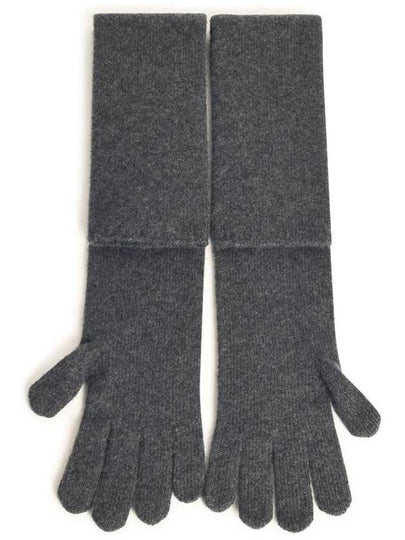 Max Mara 'Timor' Grey Cashmere Gloves - MAX MARA - BALAAN 2