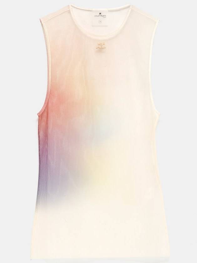 Sleeveless Aura Tulle Top - COURREGES - BALAAN 1