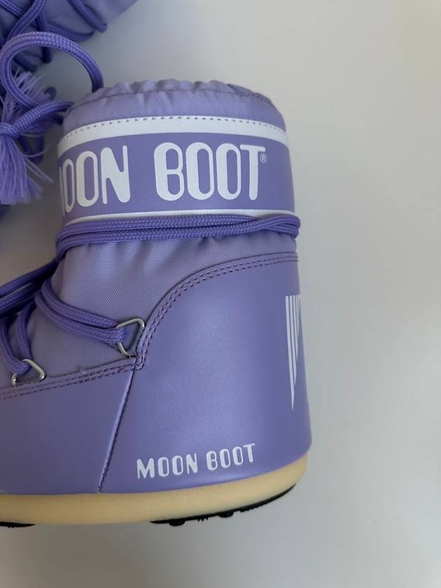 Icon Low Nylon Winter Boots Lilac - MOON BOOT - BALAAN 8