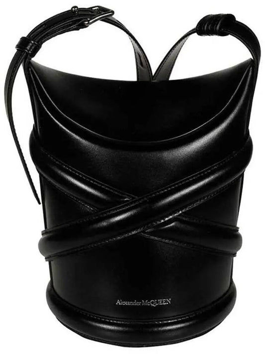 The Curve Bucket Bag Black - ALEXANDER MCQUEEN - BALAAN 2