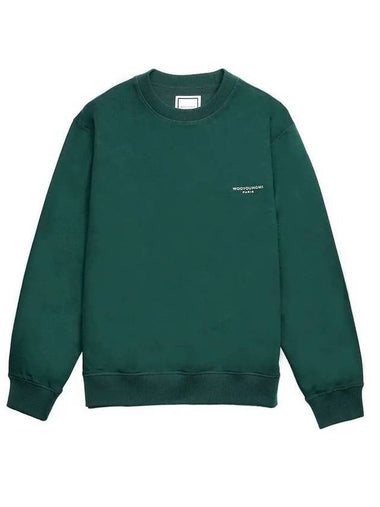 Back Square Label Sweatshirt Green - WOOYOUNGMI - BALAAN 1