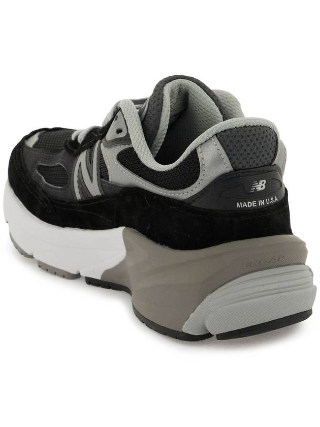 990v6 Low Top Sneakers Grey Black - NEW BALANCE - BALAAN 4