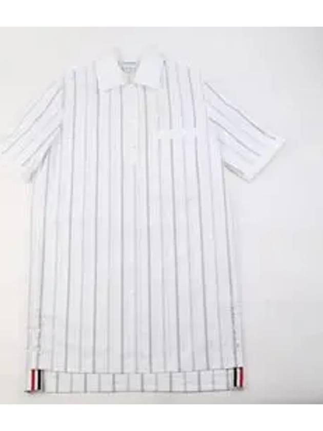 Women's Short Sleeve One-Piece FDSD06A 06120 133 - THOM BROWNE - BALAAN.