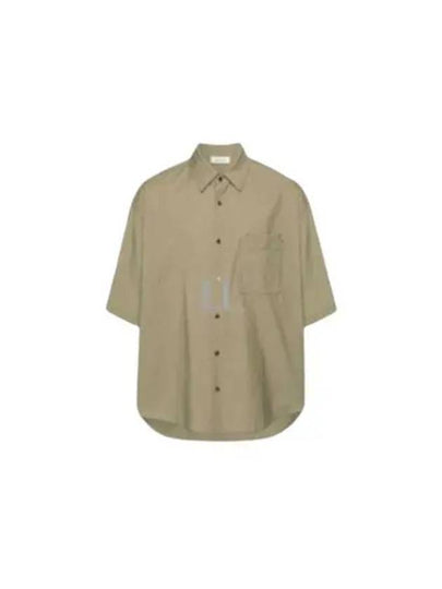 Double Pocket Short Sleeve Khaki - LEMAIRE - BALAAN 2