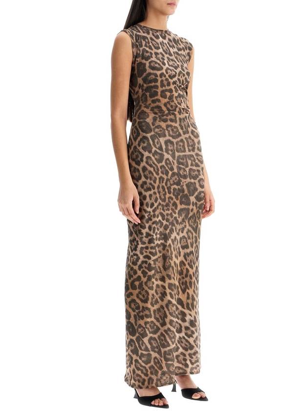 "animal print sleeveless maxi dress in - STELLA MCCARTNEY - BALAAN 2