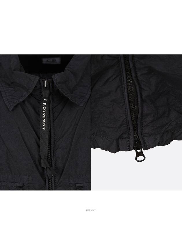 Lens Tailor L Shirt Zip-Up Jacket Black - CP COMPANY - BALAAN 6