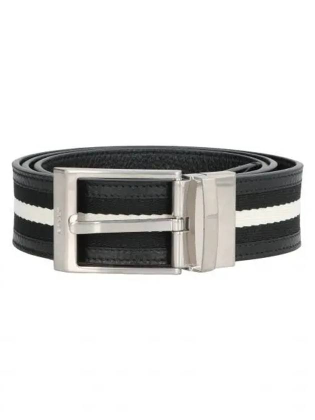 Shiffie Leather Belt Black - BALLY - BALAAN 2