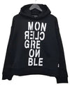 Grenoble Logo Print Hoodie Black - MONCLER - BALAAN 2