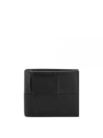 Intrecciato Cassette Half Wallet Black - BOTTEGA VENETA - BALAAN 2