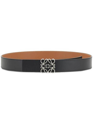 Anagram Buckle Reversible Belt Tan Black - LOEWE - BALAAN 1