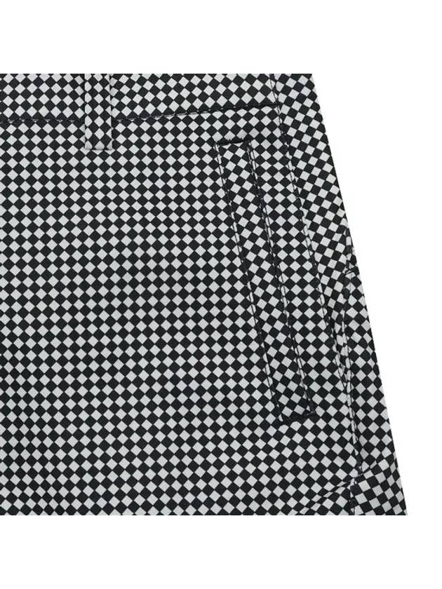 Checker Bias Long Pants GS5002WPBLACK - BLACK&WHITE - BALAAN 3