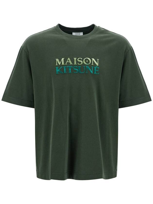 "oversized t-shirt with - MAISON KITSUNE - BALAAN 1