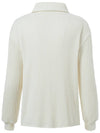 Men's Soft Pleated Knit Top Ivory - MONPLISSE - BALAAN 3