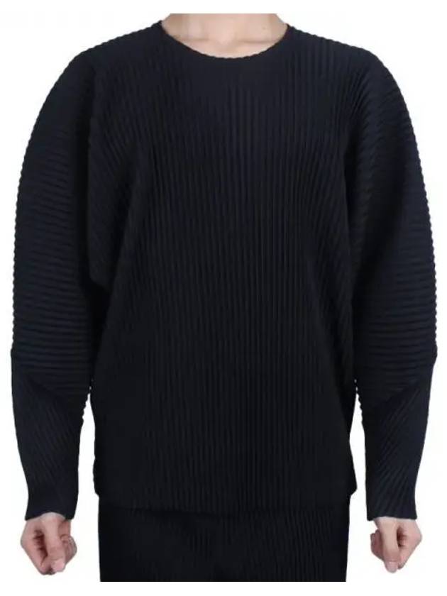 Men s Pleated Please Long Sleeve T Shirt Black JK103 15 1120877 - ISSEY MIYAKE - BALAAN 1