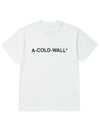 A COLD WALL ACWMTS092 WHITE Men's Short Sleeve Tee - A-COLD-WALL - BALAAN 4