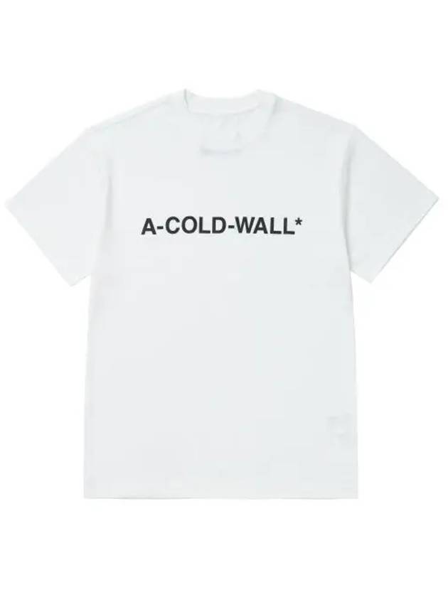 ACWMTS092 WHITE Essential Logo Men's Short Sleeve TShirt - A-COLD-WALL - BALAAN 2